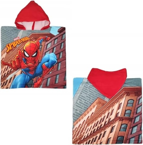 SPIDERMAN ponczo poncho ręcznik plażowy 50X100