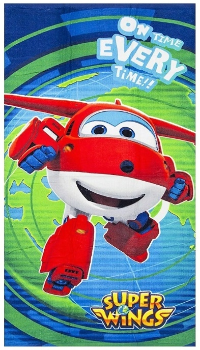 SUPER WINGS Ręcznik kąpielowy plażowy 70x140