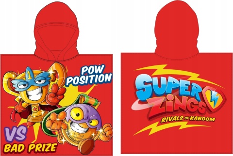 SUPER ZINGS ponczo poncho ręcznik kąpielowy