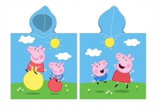 ŚWINKA PEPPA ponczo poncho ręcznik kąpielowy