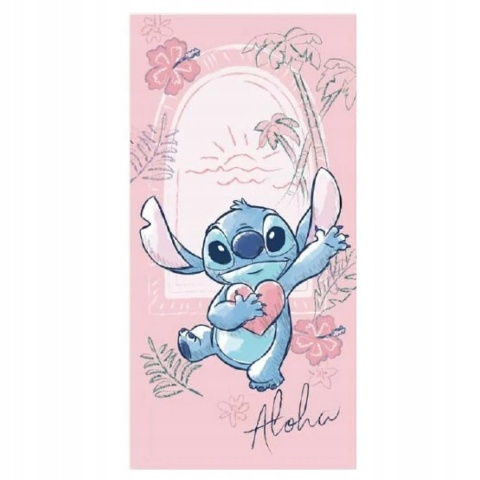 Stich Ręcznik kąpielowy plażowy szybkoschnący Lilo I Stitch Aloha 70x140