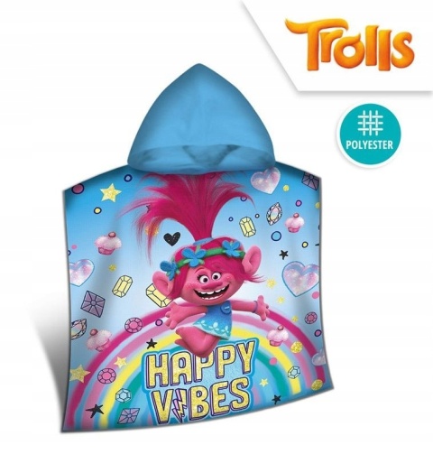 TROLLE POOPY ponczo poncho ręcznik szybkoschnący 50X100