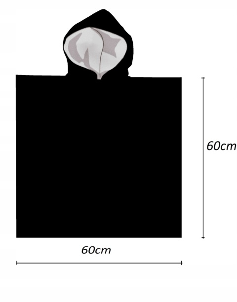 TROLLE POPPY poncho ponczo ręcznik kąpielowy plażowy 60x120