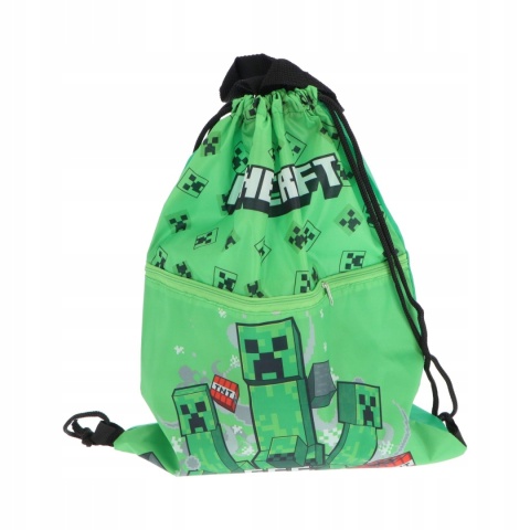 Worek na buty plecak sportowy gruby sznur Minecraft 42X35 cm