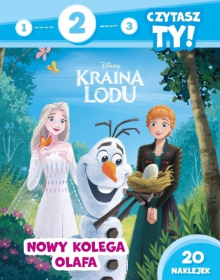 1 2 3 Czytasz TY! czytanki Kraina Lodu Nowy kolega Olafa poziom 2