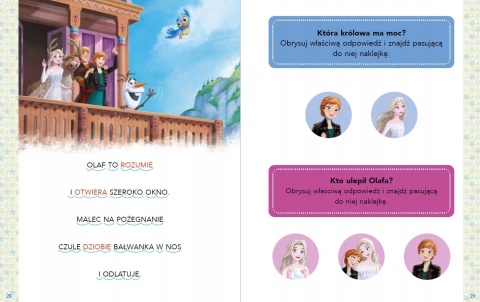 1 2 3 Czytasz TY! czytanki Kraina Lodu Nowy kolega Olafa poziom 2