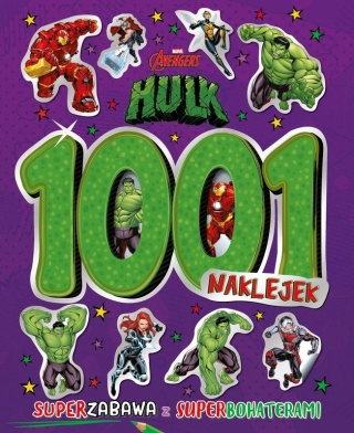 1001 naklejek. Marvel Avengers kolorowanka zadania