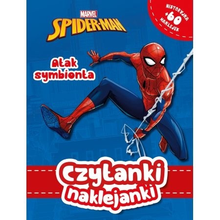 Czytanki naklejanki Atak Symbionta Spiderman 60 naklejek
