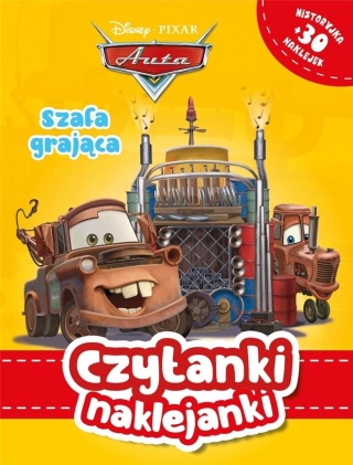 Czytanki naklejanki Auta Zygzak McQueen Szafa grająca 30 naklejek