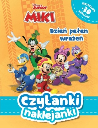Czytanki naklejanki Dzień pełen wrażeń Myszka Miki 30 naklejek
