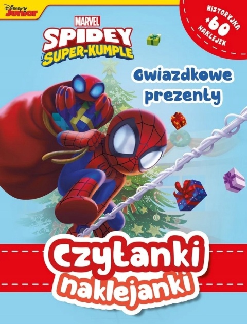 Czytanki naklejanki Gwiazdkowe prezenty Spidey super kumple 60 naklejek