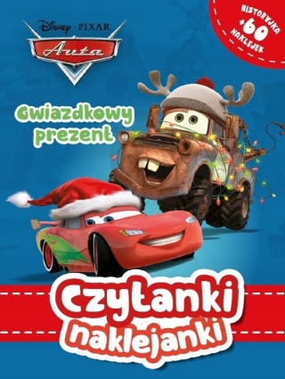 Czytanki naklejanki Gwiazdkowy prezent Auta Zygzak McQueen 60 naklejek