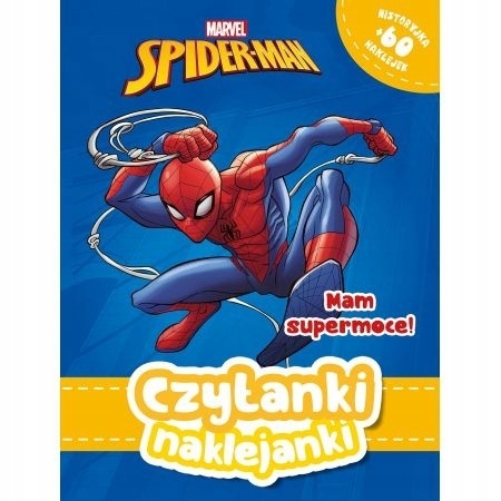 Czytanki naklejanki Mam supermoce ! Spiderman 60 naklejek