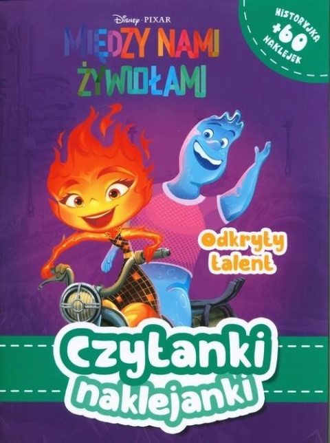 Czytanki naklejanki Między nami żywiołami Odkryty talent 60 naklejek