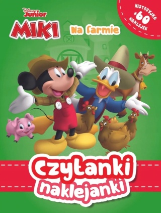 Czytanki naklejanki Myszka Miki Na farmie 60 naklejek