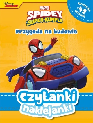 Czytanki naklejanki Spiderman Spidey przygoda na budowie 42 naklejki