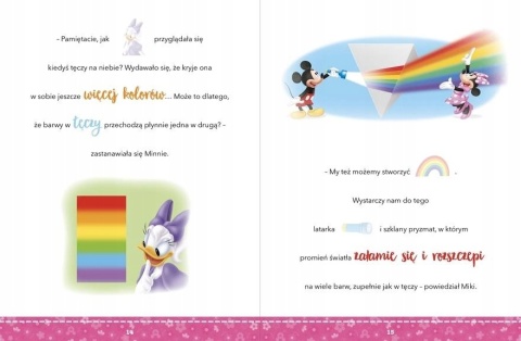Czytanki naklejanki tęcza Minnie 42 naklejki