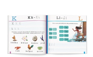 Disney Uczy Classic Kraina lodu Elementarz ćwiczenia litery naklejki