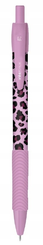 Długopis pół żelowy niebieski Interdruk Tutto Bello kwiaty 0,7 mm 6 szt