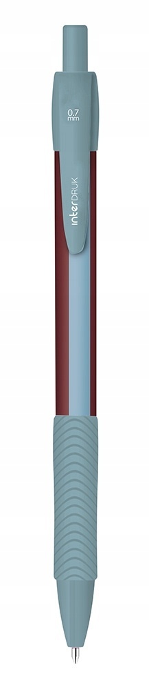 Długopis pół żelowy niebieski Interdruk Tutto Bello kwiaty 0,7 mm 6 szt