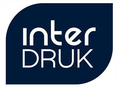 Długopis pół-żelowy niebieski metalowy Interdruk Garden kwiaty 0,7 mm 4 szt