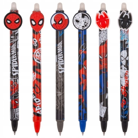 Długopis wymazywalny Spiderman zestaw 2 szt mix