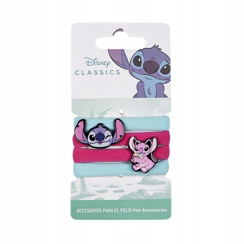 Gumki frotki do włosów Stich Lilo i Stitch 4 SZT