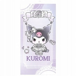 Kuromi kot Hello Kitty Ręcznik kąpielowy plażowy szybkoschnący 70x140