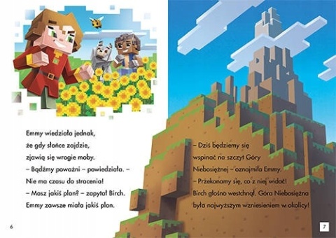 MINECRAFT Tryb czytania Górskie Wyzwanie
