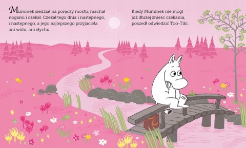 Muminek i zaginiona luneta czytanka z dużymi literami