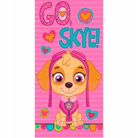 Psi Patrol Skye Ręcznik kąpielowy plażowy szybkoschnący 70x140