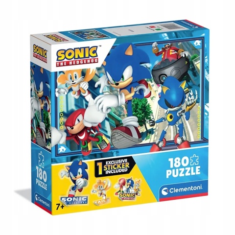 Puzzle super Color Clementoni 180 el SONIC 29798