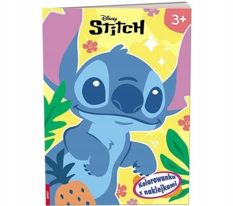 STITCH Lilo i Stitch kolorowanka z naklejkami