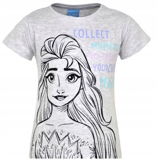 T-shirt bluzka dziecięca KRAINA LODU koszulka bawełniana dziewczęca 110