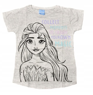 T-shirt bluzka dziecięca KRAINA LODU koszulka bawełniana dziewczęca 110