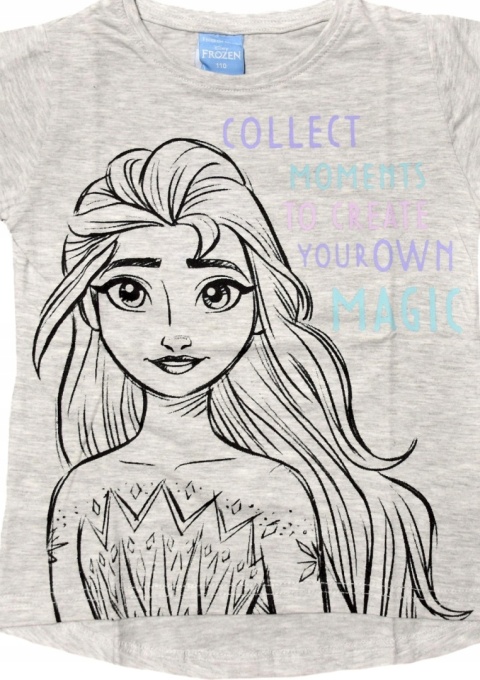 T-shirt bluzka dziecięca KRAINA LODU koszulka bawełniana dziewczęca 134 T-shirt bluzka dziecięca KRAINA LODU koszulka bawełniana dziewczęca 134