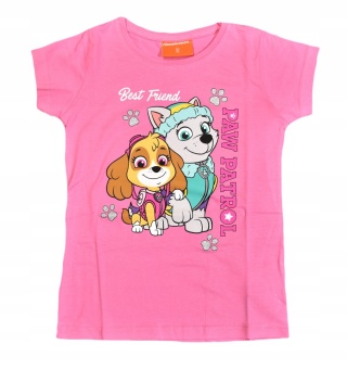 T-shirt bluzka dziecięca PSI PATROL SKYE koszulka bawełniana dziewczęca 122