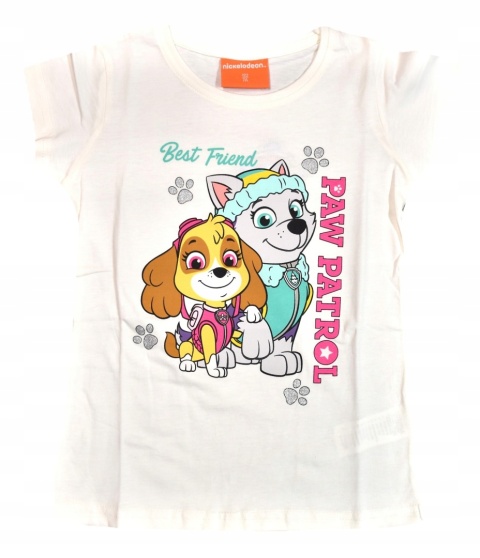 T-shirt bluzka dziecięca PSI PATROL SKYE koszulka bawełniana dziewczęca 122