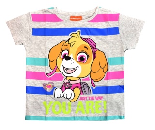 T-shirt bluzka dziecięca PSI PATROL SKYE koszulka bawełniana dziewczęca 128