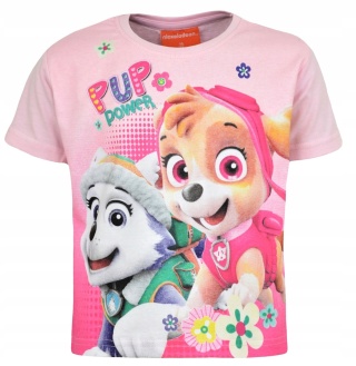 T-shirt bluzka dziecięca PSI PATROL SKYE koszulka bawełniana dziewczęca 128