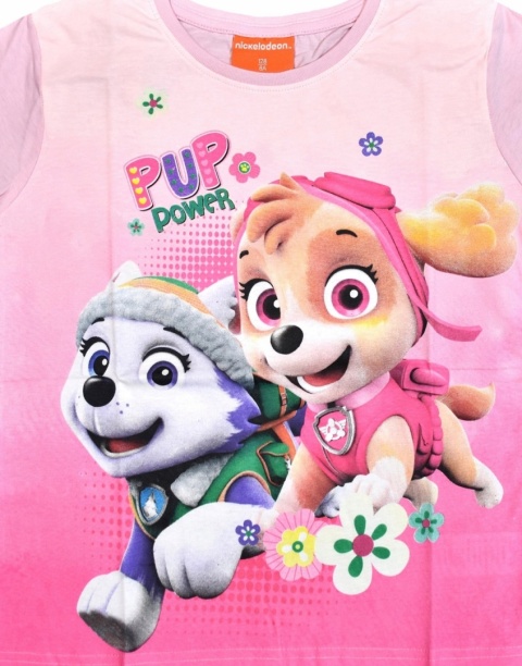 T-shirt bluzka dziecięca PSI PATROL SKYE koszulka bawełniana dziewczęca 128