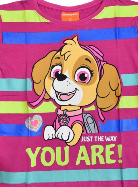 T-shirt bluzka dziecięca PSI PATROL SKYE koszulka bawełniana dziewczęca 128