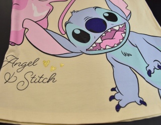 T-shirt dziecięcy LILO STITCH bluzka dziewczęca bawełniana 122 II GATUNEK