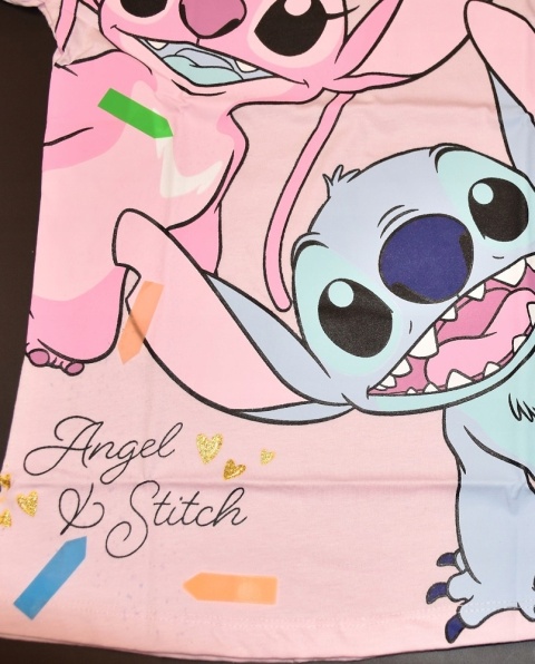 T-shirt dziecięcy LILO STITCH bluzka dziewczęca bawełniana 128 II GATUNEK T-shirt dziecięcy LILO STITCH bluzka dziewczęca bawełniana 128 II GATUNEK