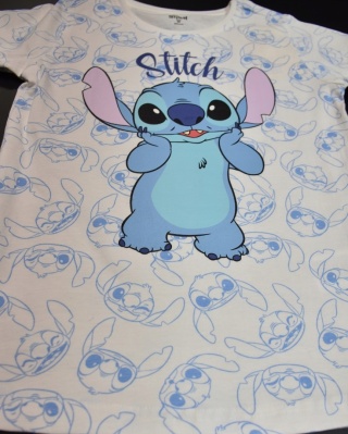 T-shirt dziecięcy LILO STITCH bluzka dziewczęca bawełniana 134 II GATUNEK
