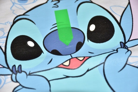 T-shirt dziecięcy LILO STITCH bluzka dziewczęca bawełniana 134 II GATUNEK