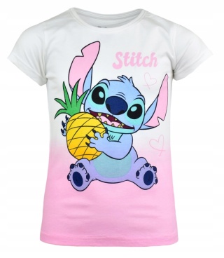 T-shirt dziecięcy LILO STITCH bluzka dziewczęca bawełniana 140 II GATUNEK