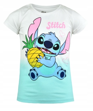 T-shirt dziecięcy LILO STITCH bluzka dziewczęca bawełniana 140 II GATUNEK