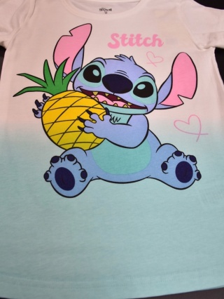 T-shirt dziecięcy LILO STITCH bluzka dziewczęca bawełniana 140 II GATUNEK