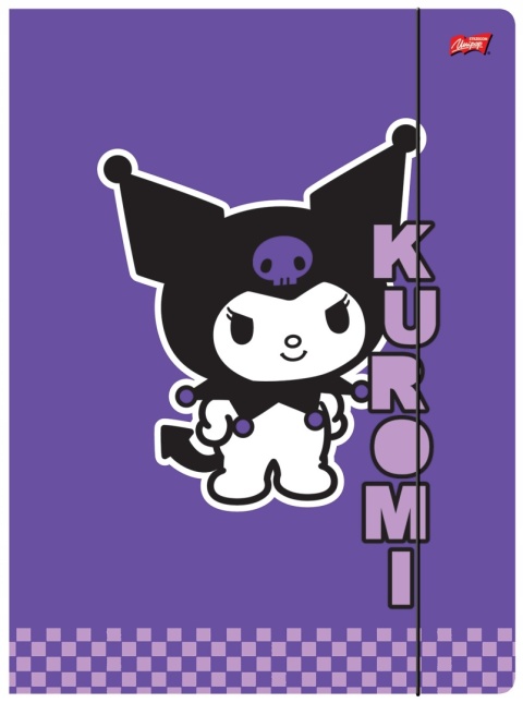 Teczka z gumką A4 na dokumenty rysunki Kuromi